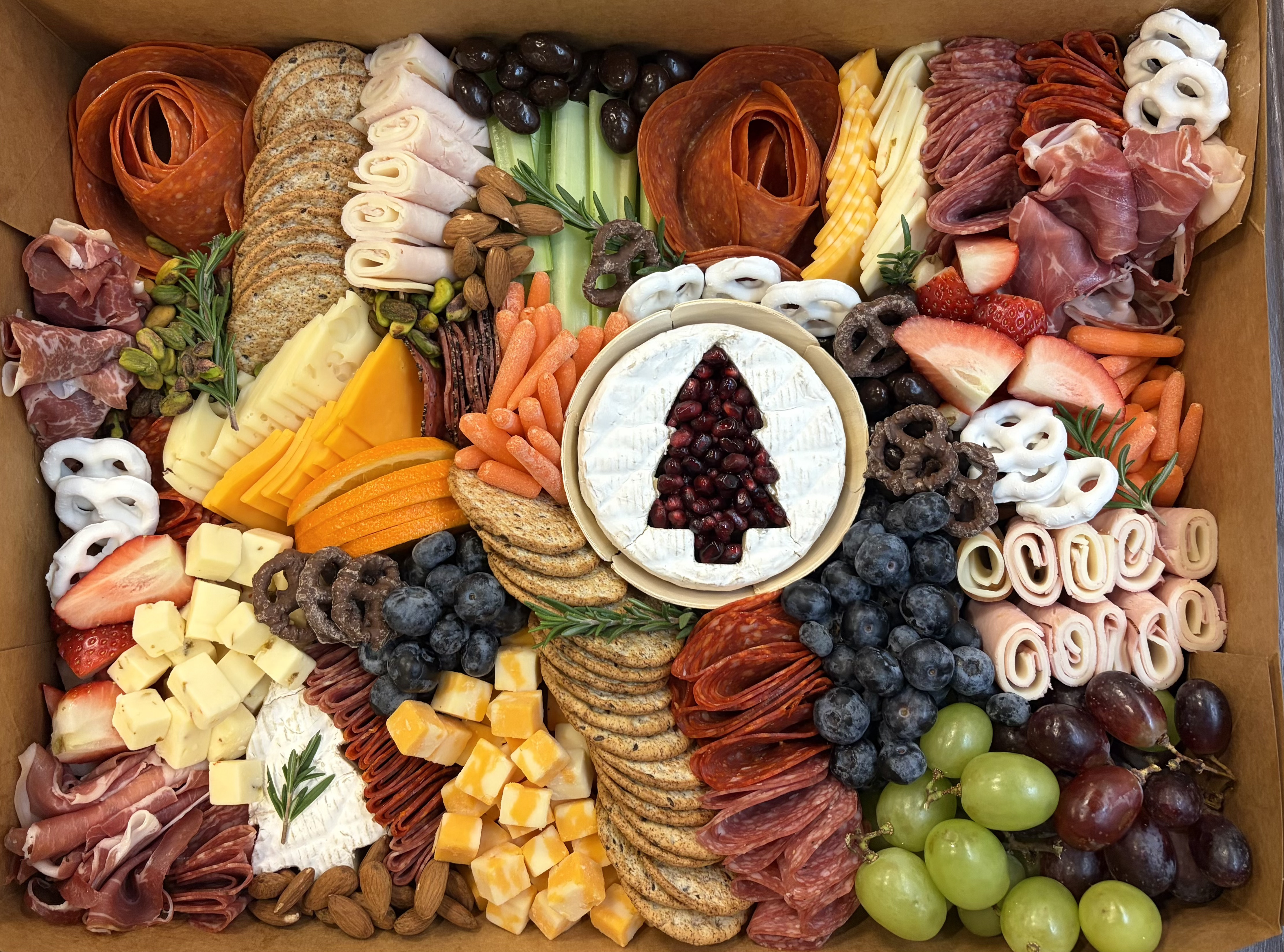 Christmas charcuterie board